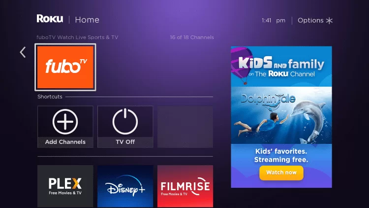 fubotv connect with code