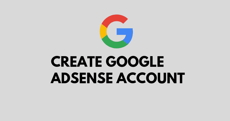 create google adsense account
